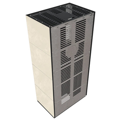 Flotek BOX 8 kW OXIDE BIANCO Sticla Dreapta - Samota Neagra