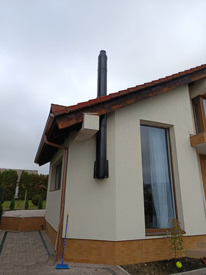 Configurator Coş de fum inox izolat