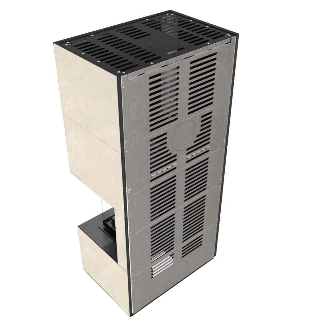 Flotek BOX 8 kW OXIDE BIANCO Sticla Dreapta - cuarz sinterizat