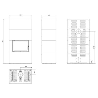Flotek BOX 8 kW SAVOIA PERLA - cuarz sinterizat