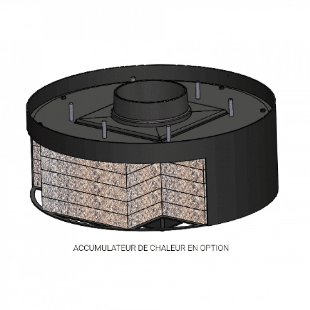 Soba fonta Neosen 6-9kW - ardere etansa + recuperator