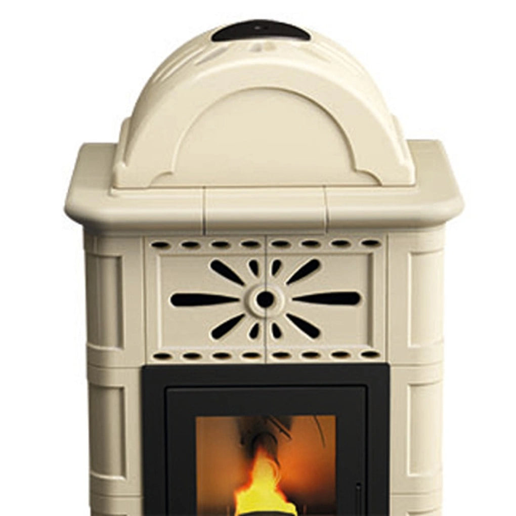 Soba pe peleti Rosy 5-13.8 kw Crem - cahle teracota