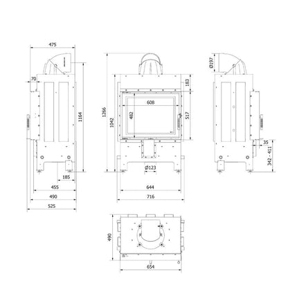 Focar LUCY 12 V2 - samota neagra