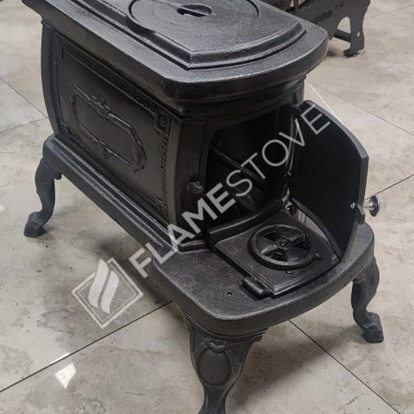 FS-059 - Sobă din Fontă Franceză, Cazan de Căldură Nostalgic