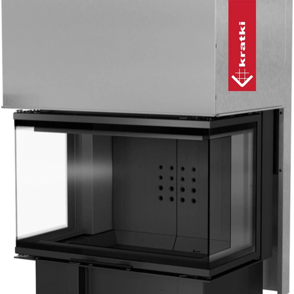 Focar semineu nbc 80 36 trei laturi deschidere verticala samota neagra