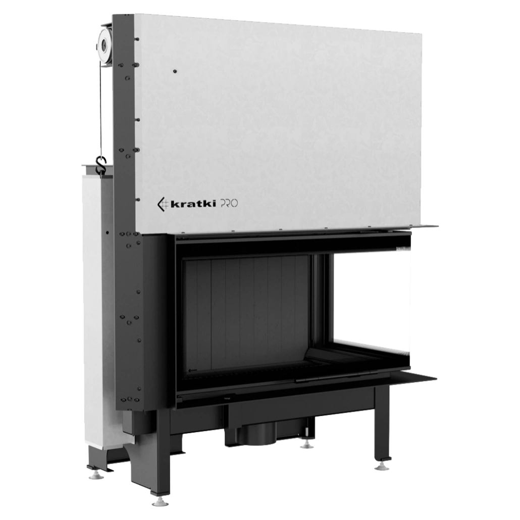 Focar semineu n140 sticla dreapta deschidere verticala samota neagra