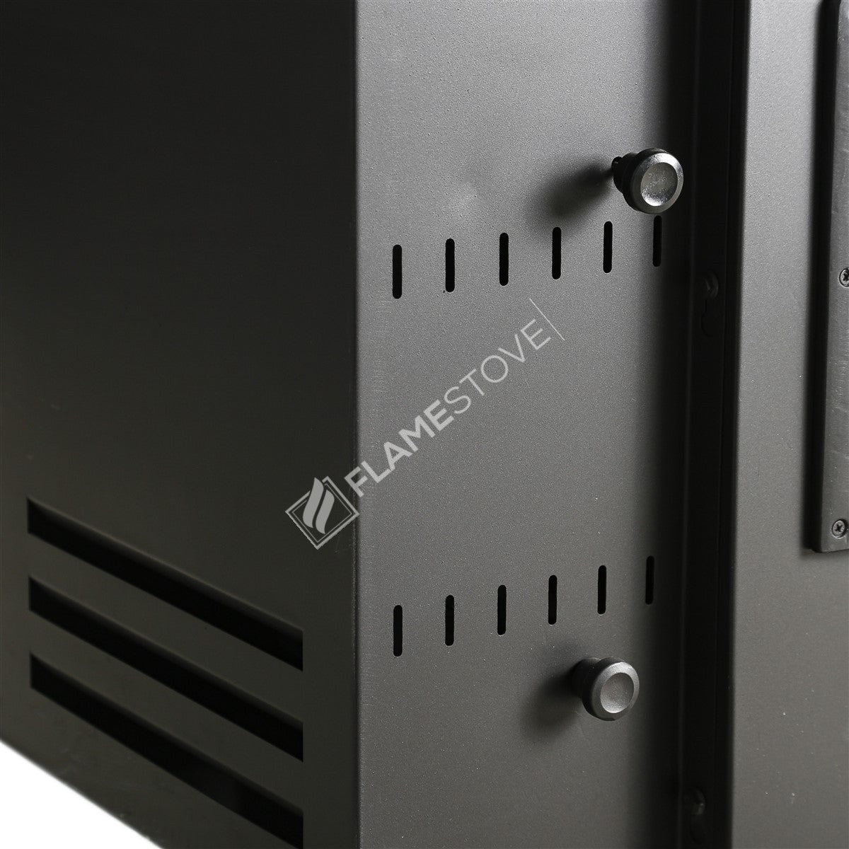 FS-214 Lux Gourmet Pellet Stove | 12 kW High Efficiency, 3-Sided Schott Robax Glass, Chrome Combustion Chamber