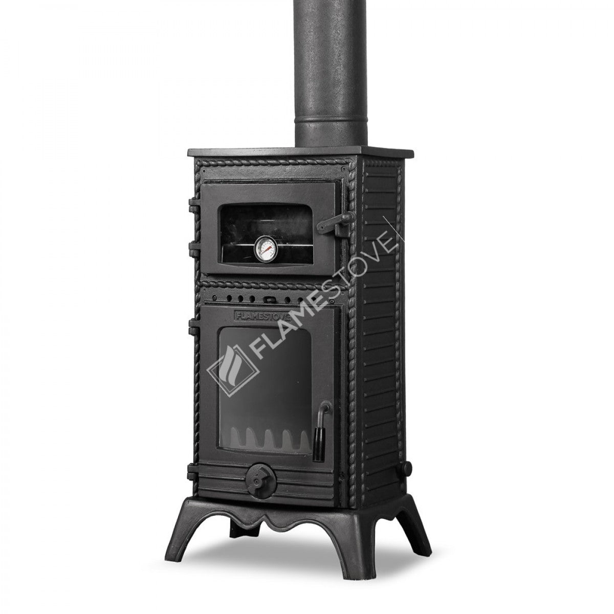 FS-053 All the major cast iron stove with the Stove | high efficiency wood & Coal Stove, Schott Robax glass, enamel Stove, Heating 70 m2