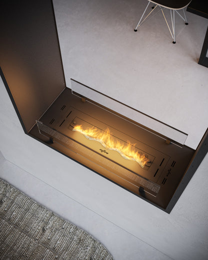 Șemineu cu bioetanol Infire 2 Side 1600 SLIM VERTICAL Rezervor 1,2 l
