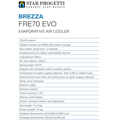 Racitor de terasa FRE70 EVO