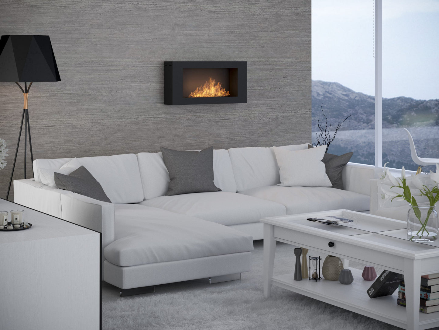 Șemineu cu bioetanol Simplefire Blackbox 910 Rezervor 1 l