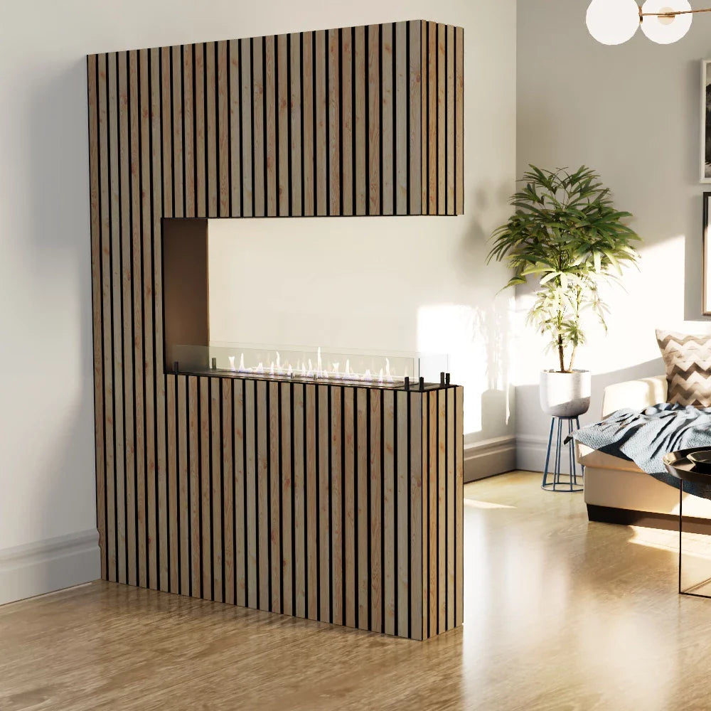 Șemineu Bioetanol Foco Room Divider 1000 Slim - Divizor de Cameră Elegant