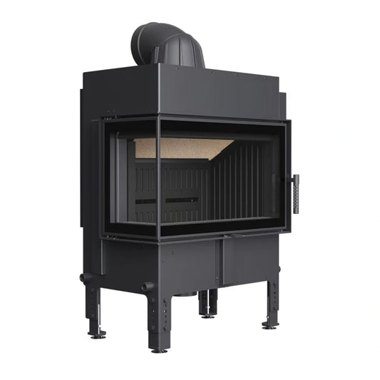 Focar Norra 9.9kW sticlă stanga, samota neagra, 86%