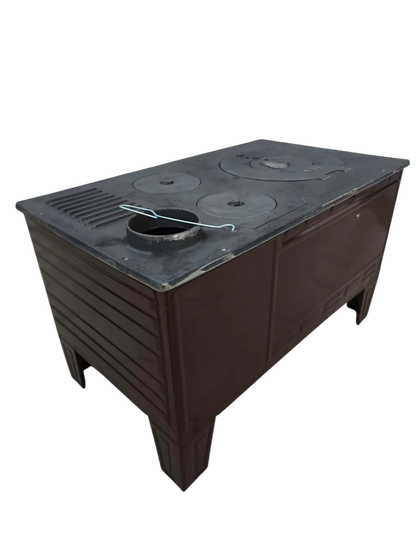 Aragaz FS-320 Maro Emailat - 50cm, Cu Cuptor Mare, Robust și Elegant