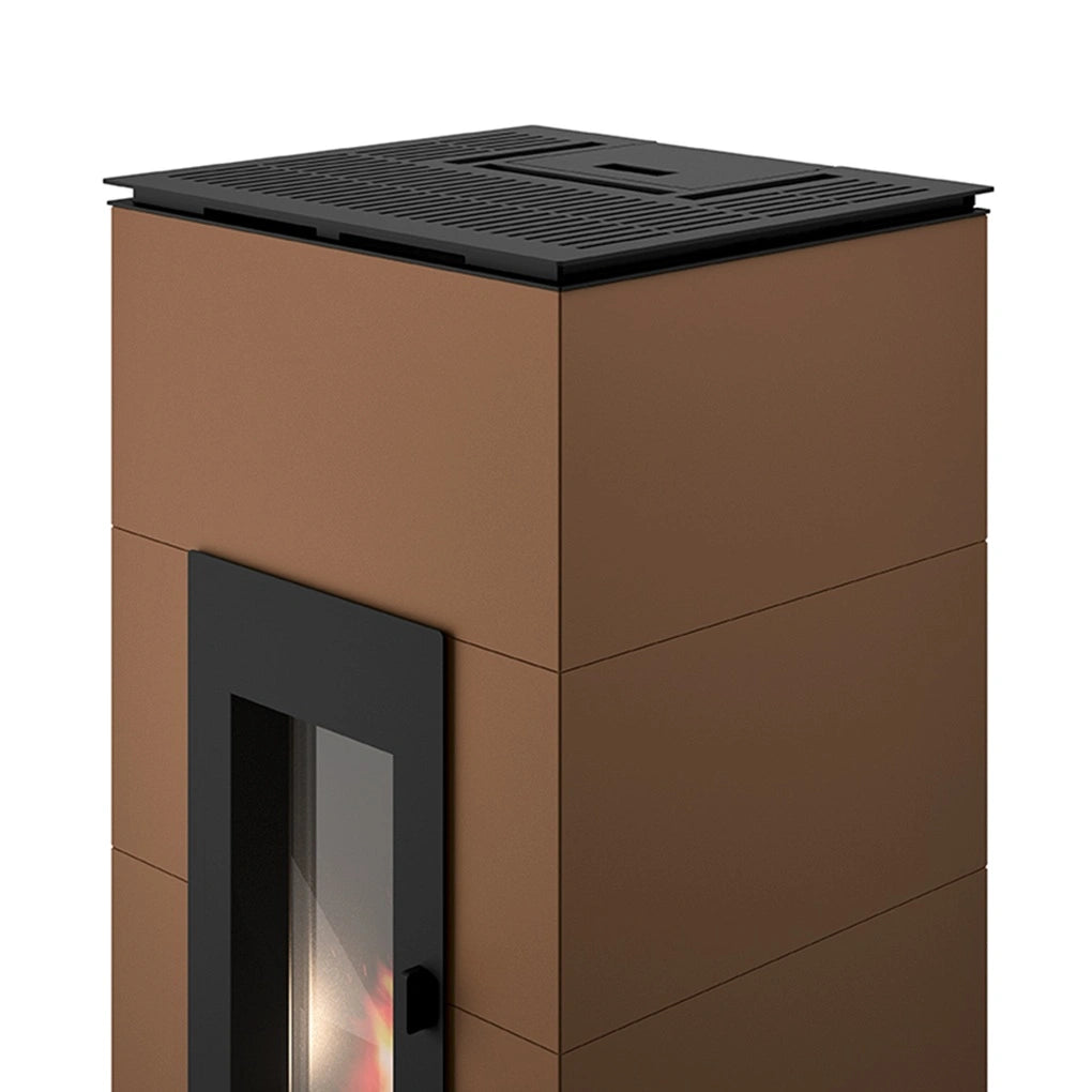 SOBA PELETI CU ACUMULARE 4.5-11 KW - MAURA MARO - CONVECTIE NATURALA