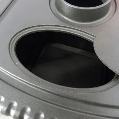 Soba de fonta cu plita DORA 10 N Negru - 7.2kW