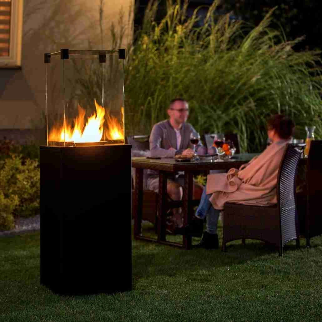 Patio Mini Negru Automat S - Incalzitor pe gaz