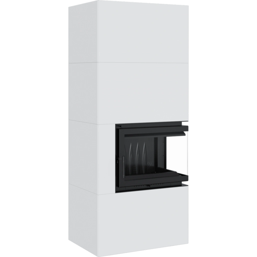 SIMPLE BOX dreapta alb - semineu complet