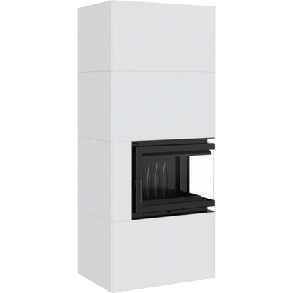 SIMPLE BOX dreapta alb - semineu complet