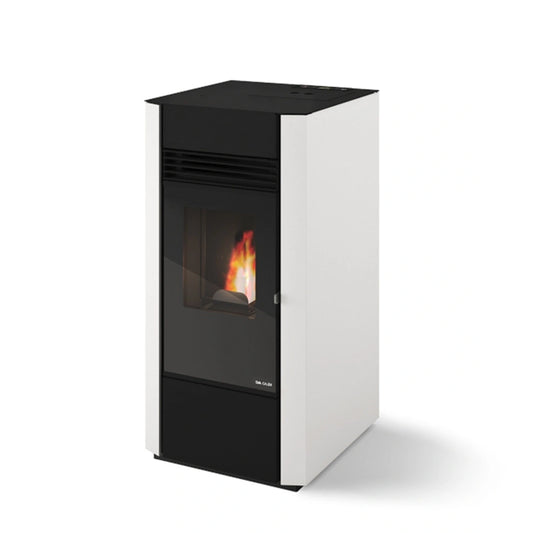 Sobă Peleți 2.5-9.5 KW - IRMA SNOW - 2 Ventilatoare