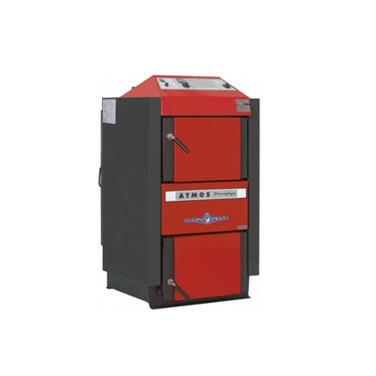Atmos DC25S 25kW Solid Fuel Gasification Boiler - Steel Construction