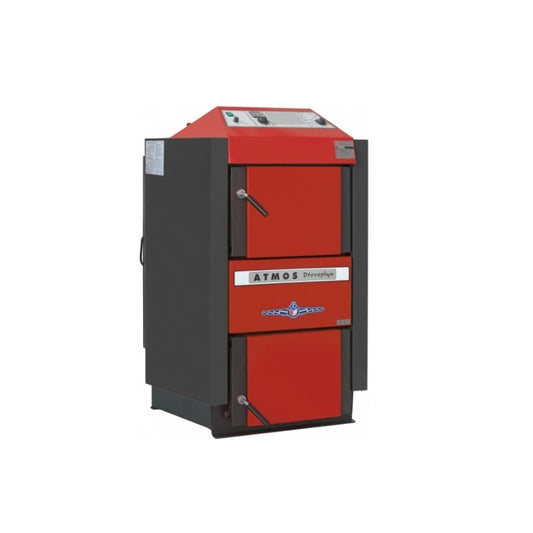 Atmos DC25S 25kW Solid Fuel Gasification Boiler - Steel Construction