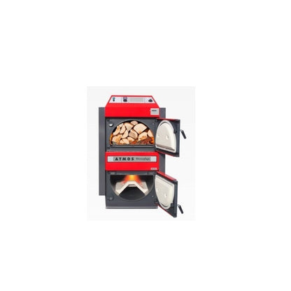 Atmos DC25S 25kW Solid Fuel Gasification Boiler - Steel Construction