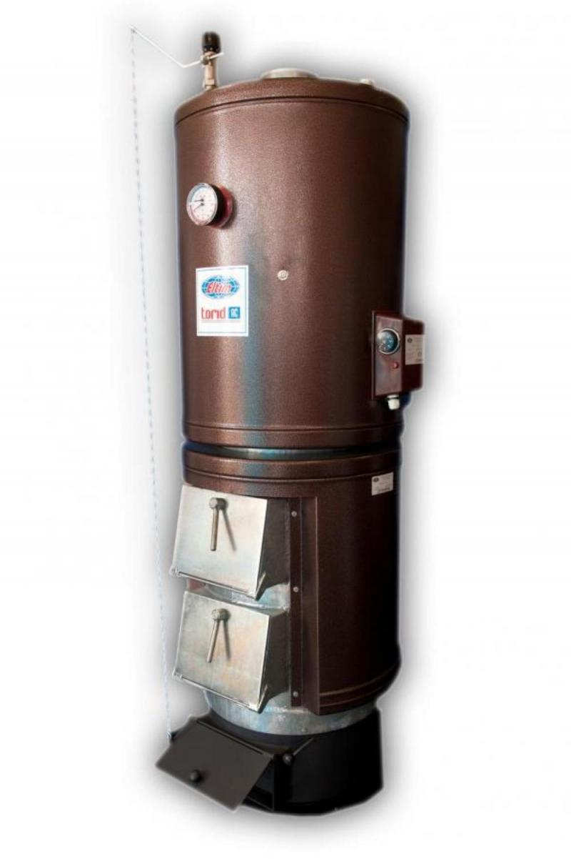 Cazan (centrala) pe combustibil solid, Torid 20, cu boiler, 27 kW