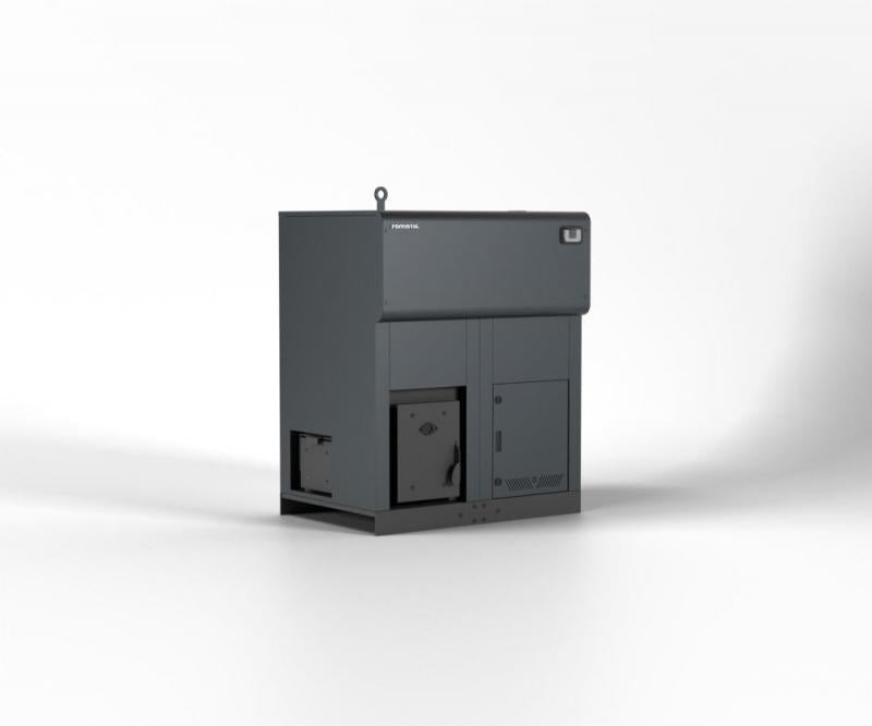 Cazan (centrala) peleti, incalzire centralizata, otel, Romstal 500, Eco Max cu controller LCD, 50 kW
