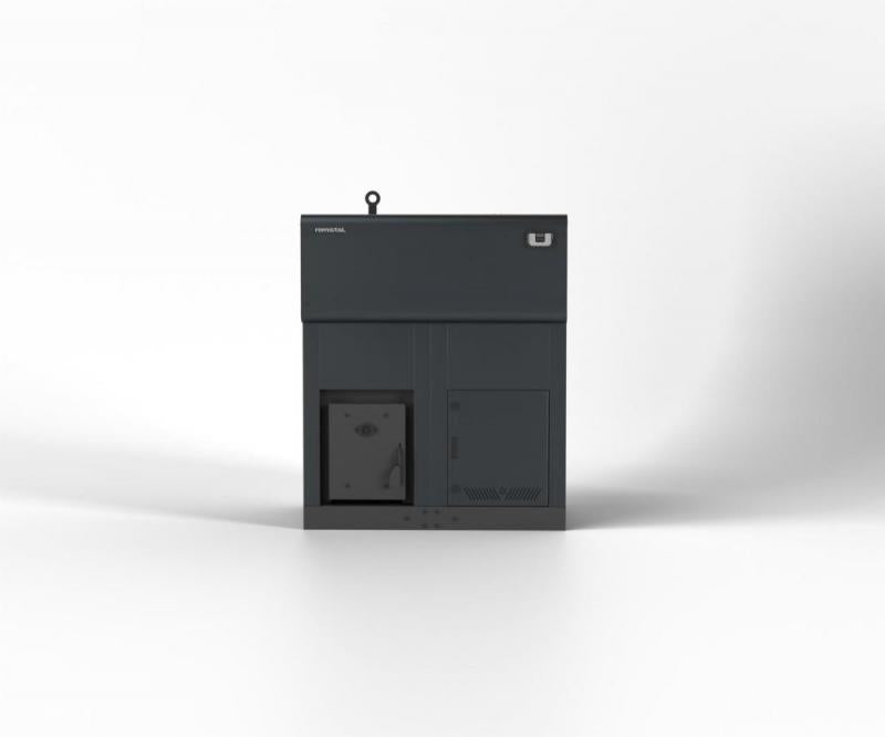 Cazan (centrala) peleti, incalzire centralizata, otel, Romstal 500, Eco Max cu controller LCD, 50 kW