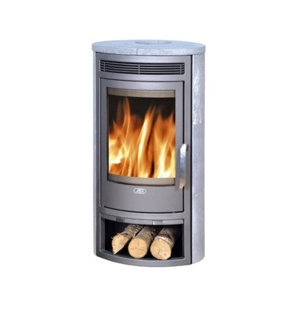 Soba pe lemn ABX - Arktis 4 talc, tablă gri + HD