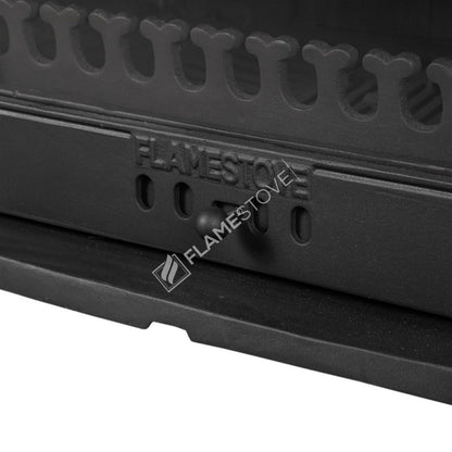 FS-044 Sobă Verticală Clasic Retro cu Cuptor | Eficiență Ridicată pe Lemn și Cărbuni, Sticlă Schott Robax, Termostat Cuptor