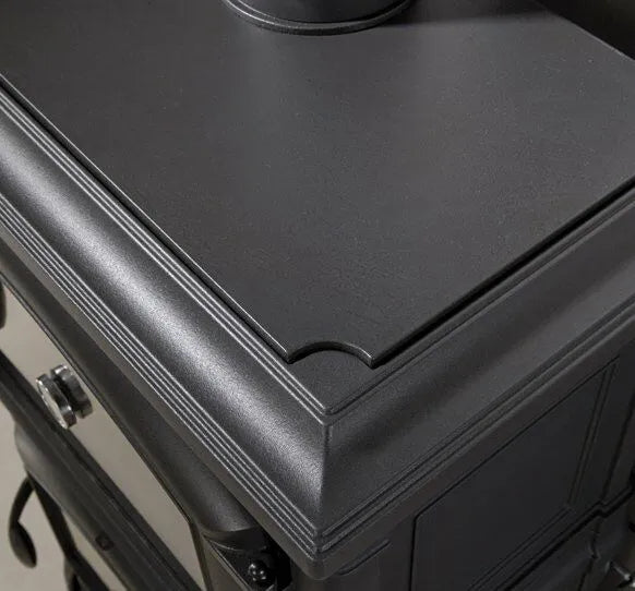 Sobă pe lemne Nordica ISOTTA FORNO EVO cu convecție naturală a aerului cald 9,7 kw - fontă