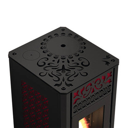 SOBA PELETI 2.5-9.5 KW - LUCILLA ROSSO