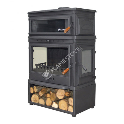 Soba Retro Lux FS-045YKST - Eficiență Înaltă pentru Lemn și Cărbune, Design Elegant