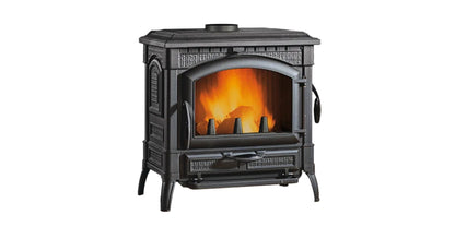 Semineu pe lemne, din fonta, 11.9 kW, pentru 341 m3, cu geam ceramic, ISOTTA.16, La Nordica-Extraflame