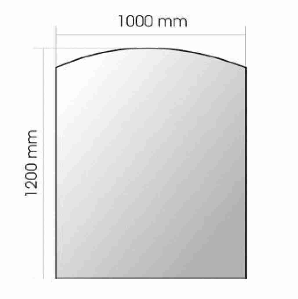 Sticla securizata 1200x1000 - protectie sub soba