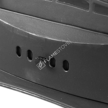 FS-214 Lux Gourmet Pellet Stove | 12 kW High Efficiency, 3-Sided Schott Robax Glass, Chrome Combustion Chamber