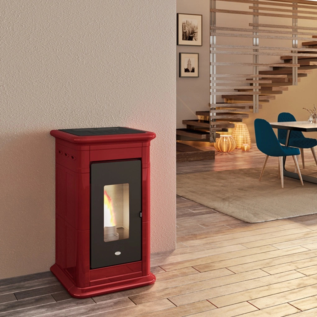 TERMOSEMINEU PE PELETI NANCY 2.9-15.5 KW - CAHLE ROSU