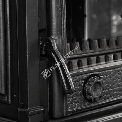 Șemineu pe lemne FS-14YKST Ultra Sirius din fontă cu rezervor, certificat CE