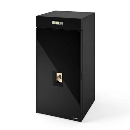 TERMOSEMINEU PE PELETI NEVA 3.5-20 KW - NEGRU