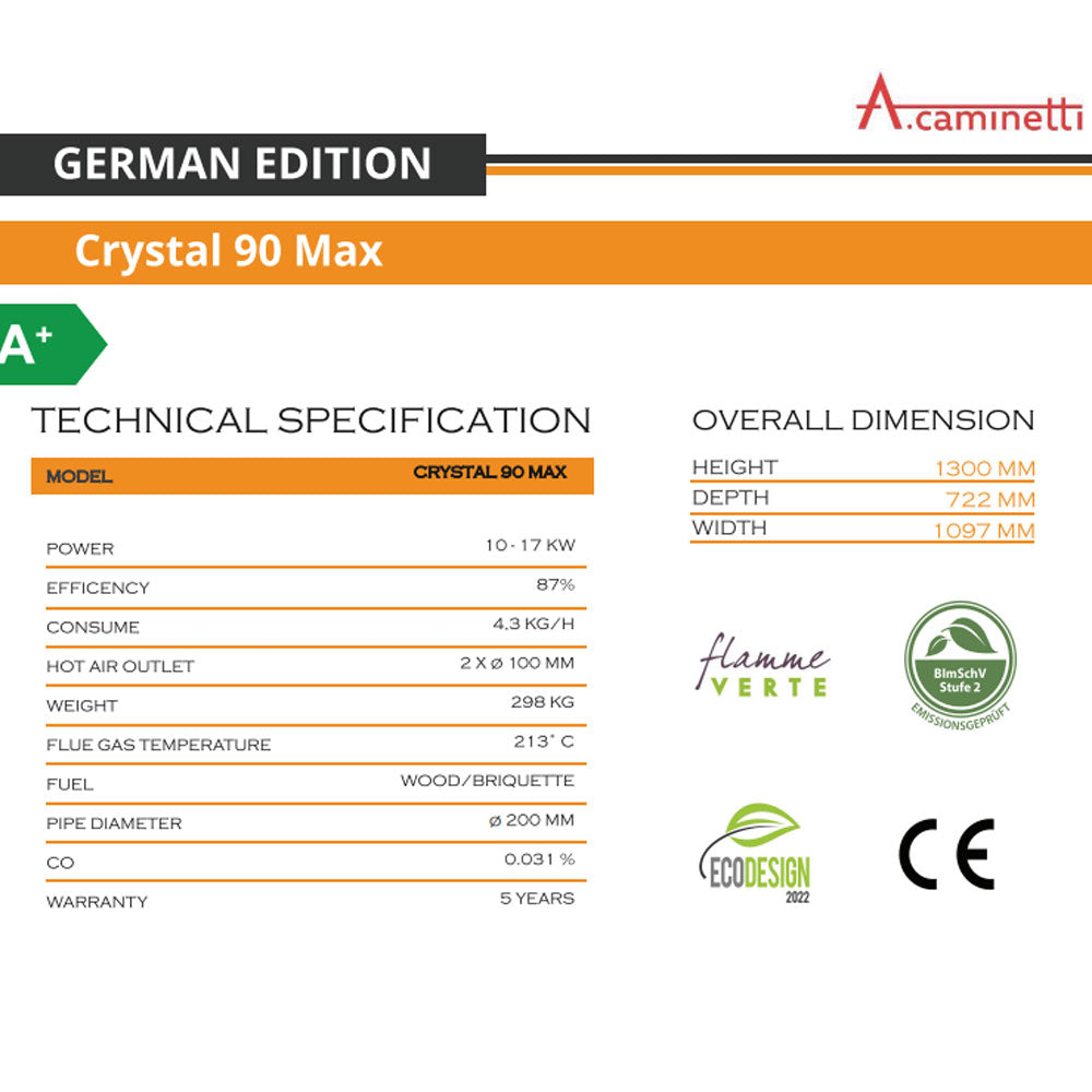 CRYSTAL 90 MAX – German Edition