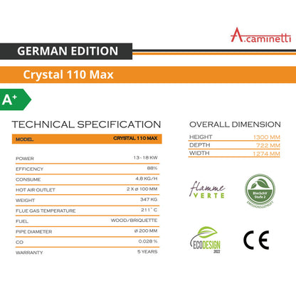 CRYSTAL 110 MAX – German Edition
