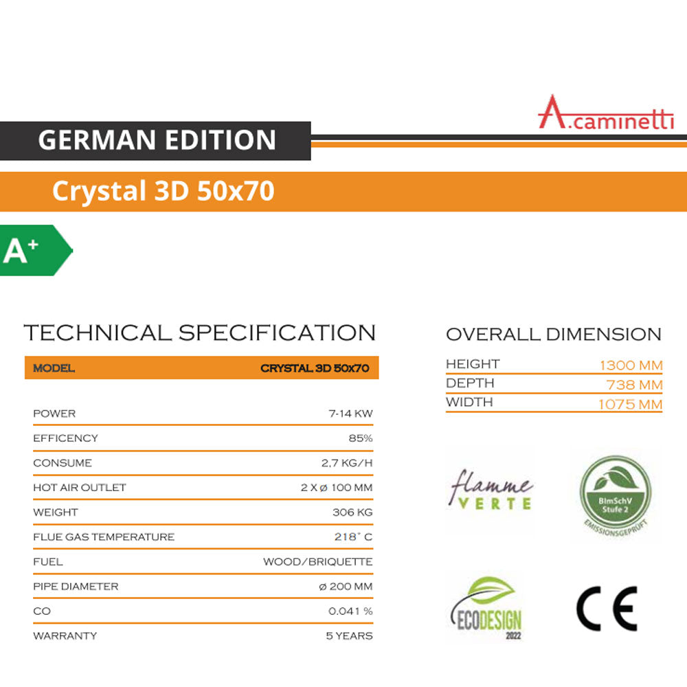 CRYSTAL 3D 50/70 – German Edition