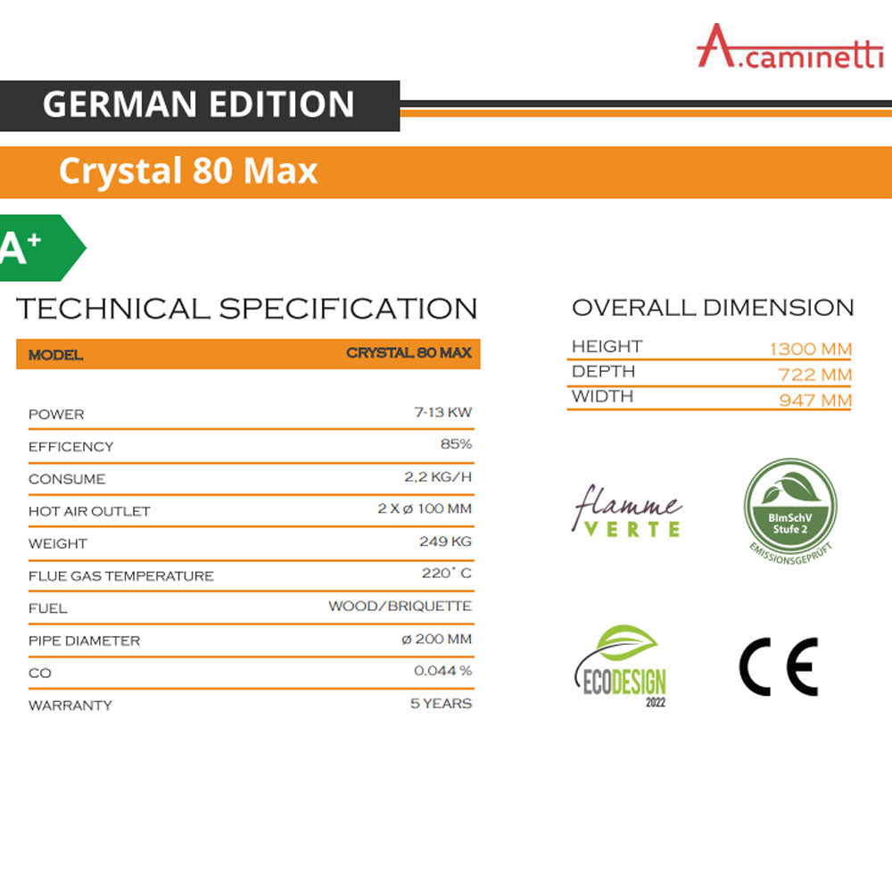 CRYSTAL 80 MAX – German Edition
