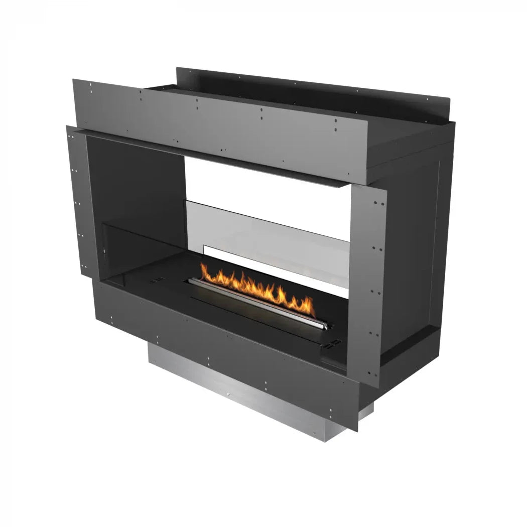 Șemineu Dublu de Bioetanol Forma 800 Tunnel - 90 cm, Ardere Automată