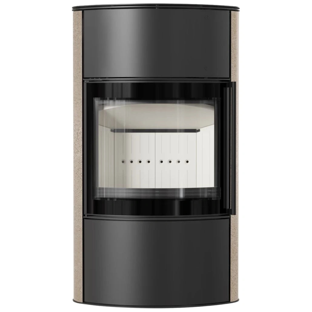 Soba Bjorn High 7kW ceramica Gold Satin cu capac otel
