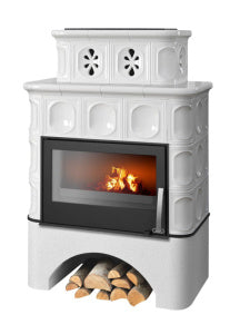 Sobă, semineu centrala cahle teracota ABX - Karelie TVV (10,5 kW)