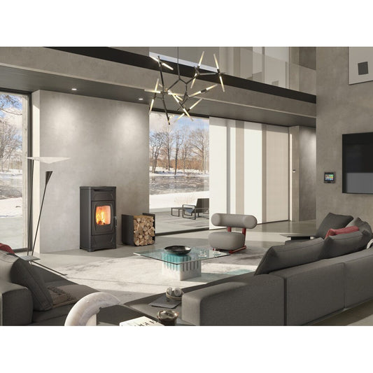 SOBĂ PE LEMNE NORDICA LARISSA - CU SISTEM AUTOMAT