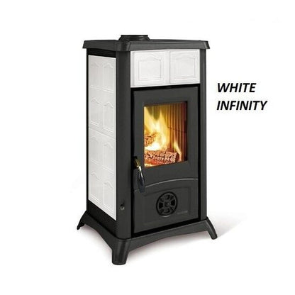 SOBĂ PE LEMNE NORDICA GEMMA Elegance White Infinity